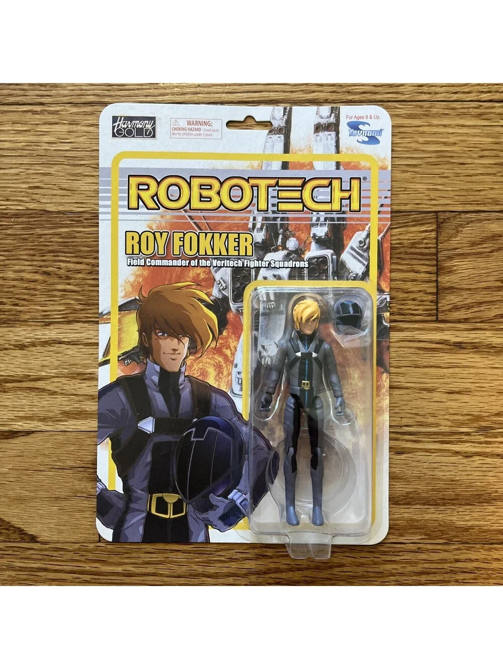 Robotech Macross Field Commander Roy Fokker Figure Toynami Harmony Gold Series 1